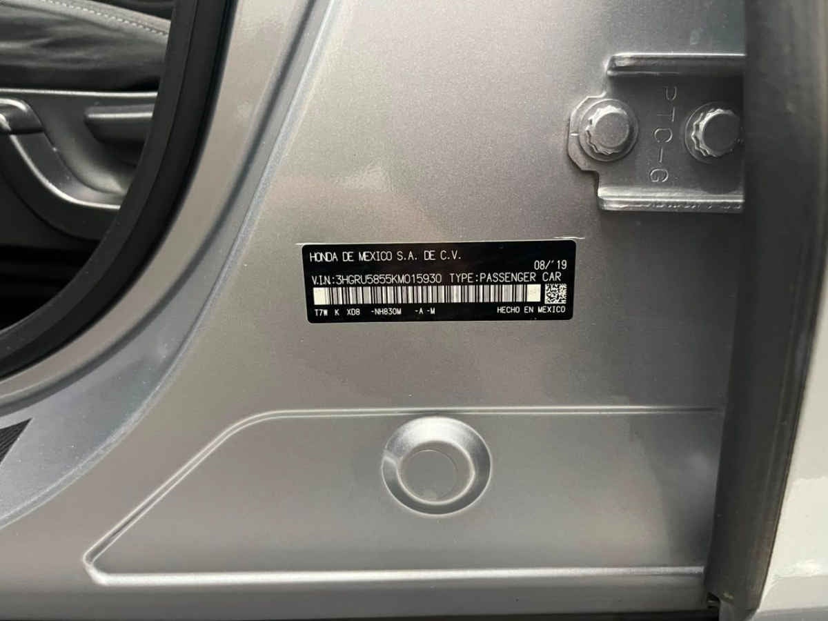 2019 Honda HR-V 5p Prime L4/1.8 Aut