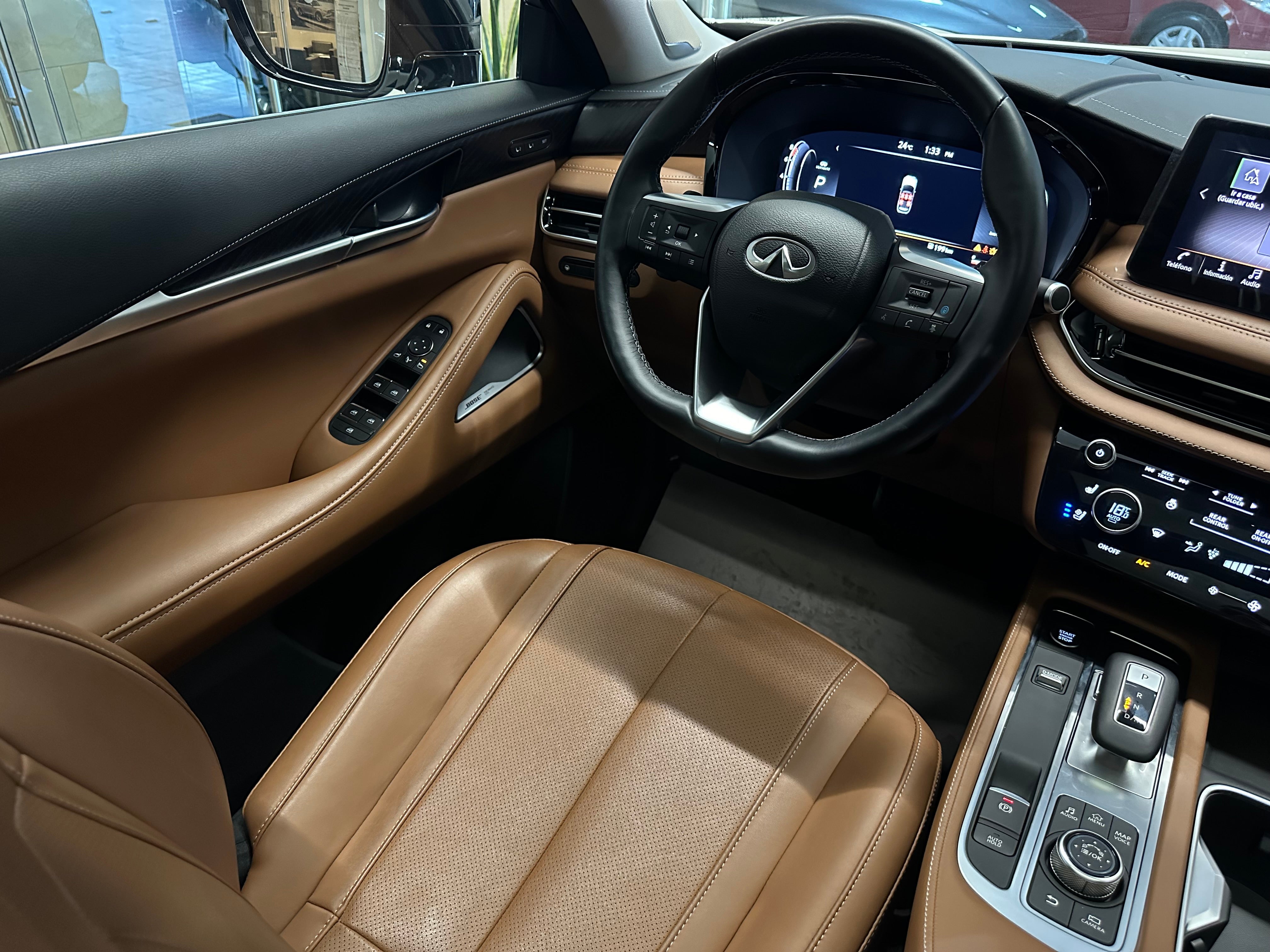 2023 INFINITI QX60 SENSORY V6 3.5L 279 CP 5 PUERTAS AUT PIEL BA AA QC