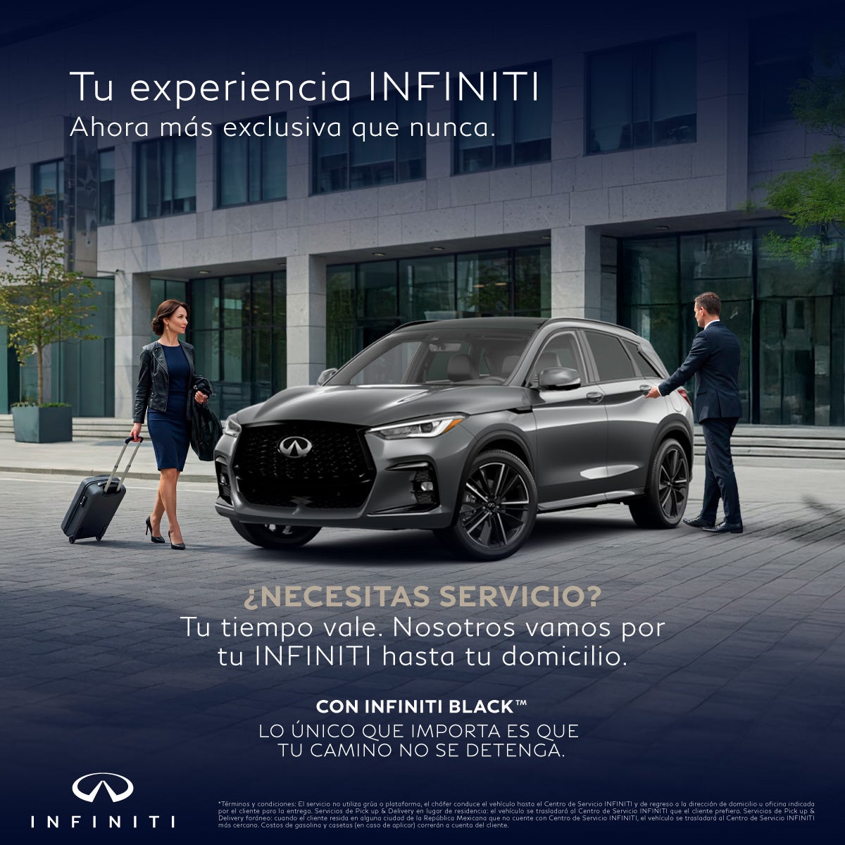 Con Infiniti Black, nosotros vamos por tu INFINITI